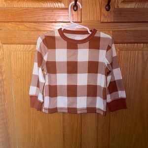 The Children’s Place Long Sleeve- Plaid- 18-24 Months